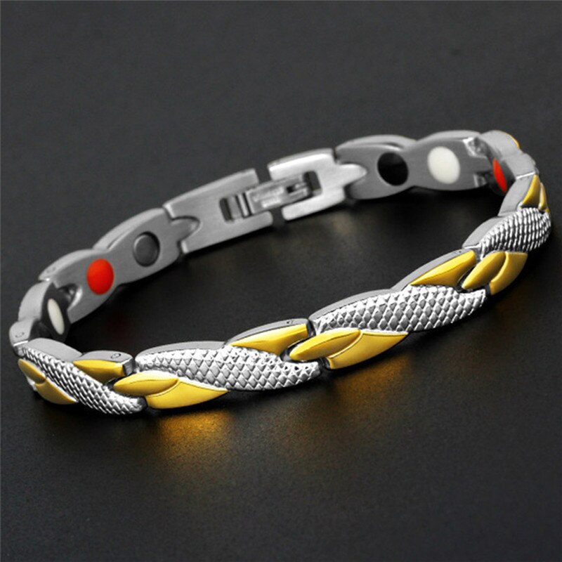 Trendy 4 Colors Weight Loss Energy Magnets Jewelry Slimming Bangle Bracelets Twisted Magnetic Therapy Bracelet Healthcare