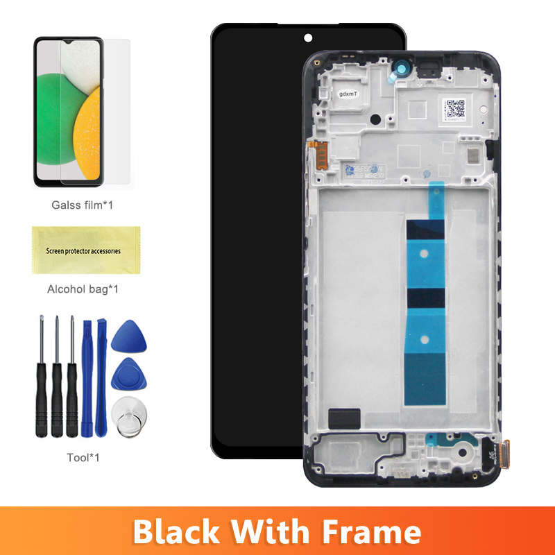 Super AMOLED pour Xiaomi Redmi Note 12 4G 23021RAAEG 23021RAA2Y écran tactile Lcd avec cadre pour écran Redmi Note 12 4G: Kaki