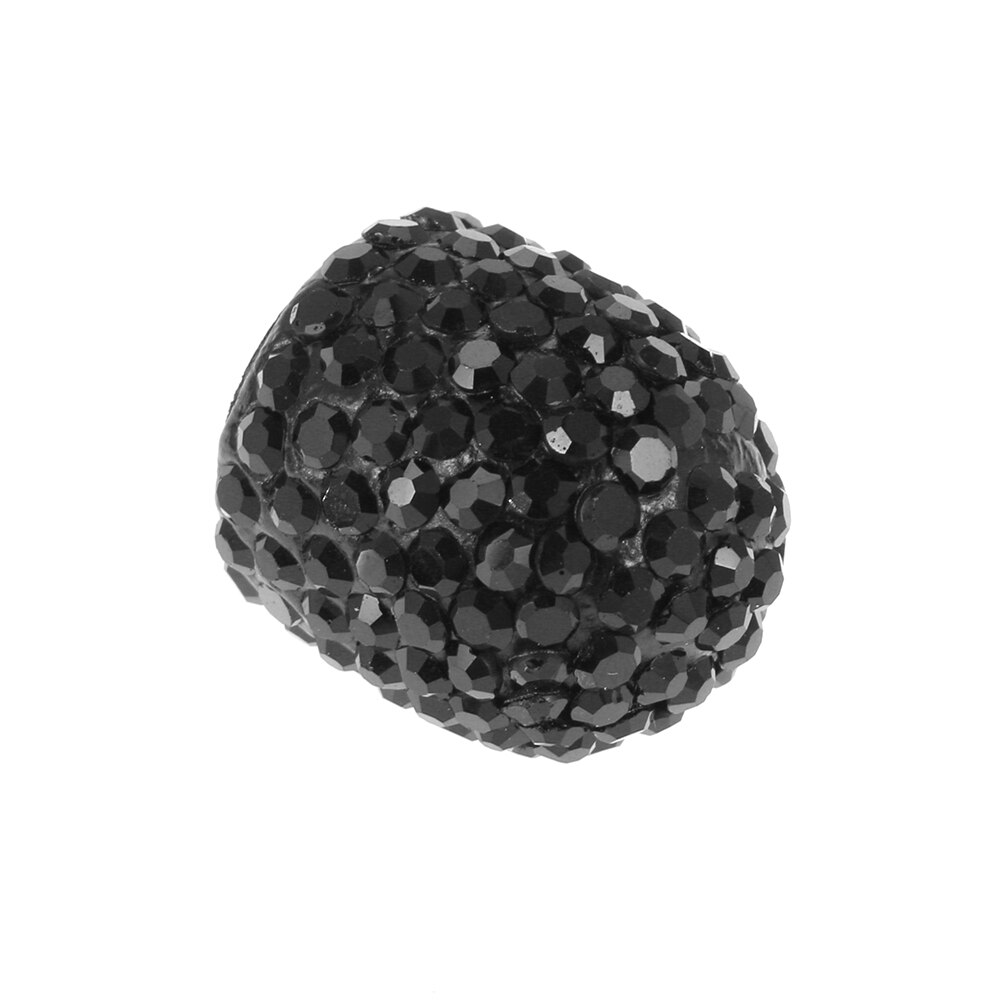 Bouchons de Valve de pneu de voiture en argile souple, 4 pièces/lot, anti-poussière, cristal diamant brillant, accessoires de voiture, breloques, décor extérieur
