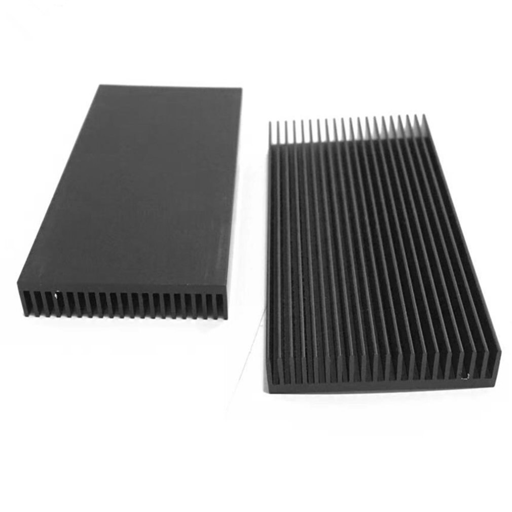 Uds disipador de calor de aluminio para LED disipador de calor 48x11-100mm disipador de calor de aluminio perfiles de aluminio de color radiador para chasis