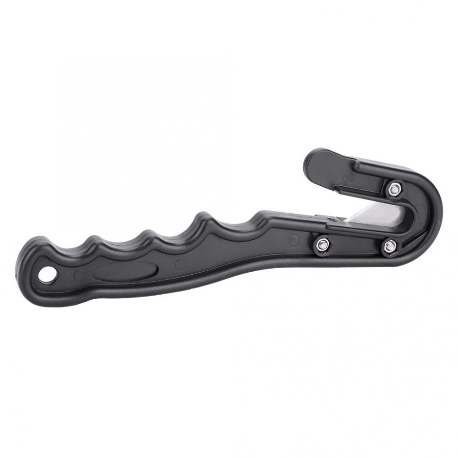 KEEPDIVING Diving Line Cutter Fishing Line Cable Rescue Cutter Scuba Dive Knife with 2 Blade Safe Diving Accessories