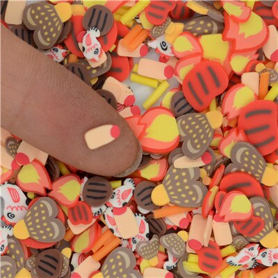 Plastilina de colores para niños, arcilla polimérica educativa de 20 g/lote con mezcla de aspersores, para la fabricación de artesanías: 5mm match