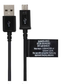 Samsung cargador de coche Dual USB rápida adaptador Micro USB tipo C Cable para Galaxy s10 s9 s8 más S10 + Nota 10 Plus 10 + 8 9 5: White / Only Micro USB Cable