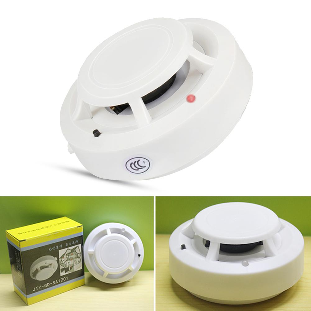 Smoke Detector Alarm Sensor Fire Protection Smoke Detector Alarm Using PVC High Temperature Resistance and Non-Combustible