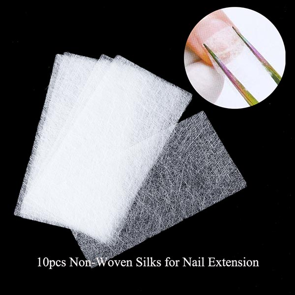 1m/2m/5m glasfiber för nagel akrylförlängning franska spetsformade spetsar glasfiber silke manikyrförlängningsset  ch1578: 1507