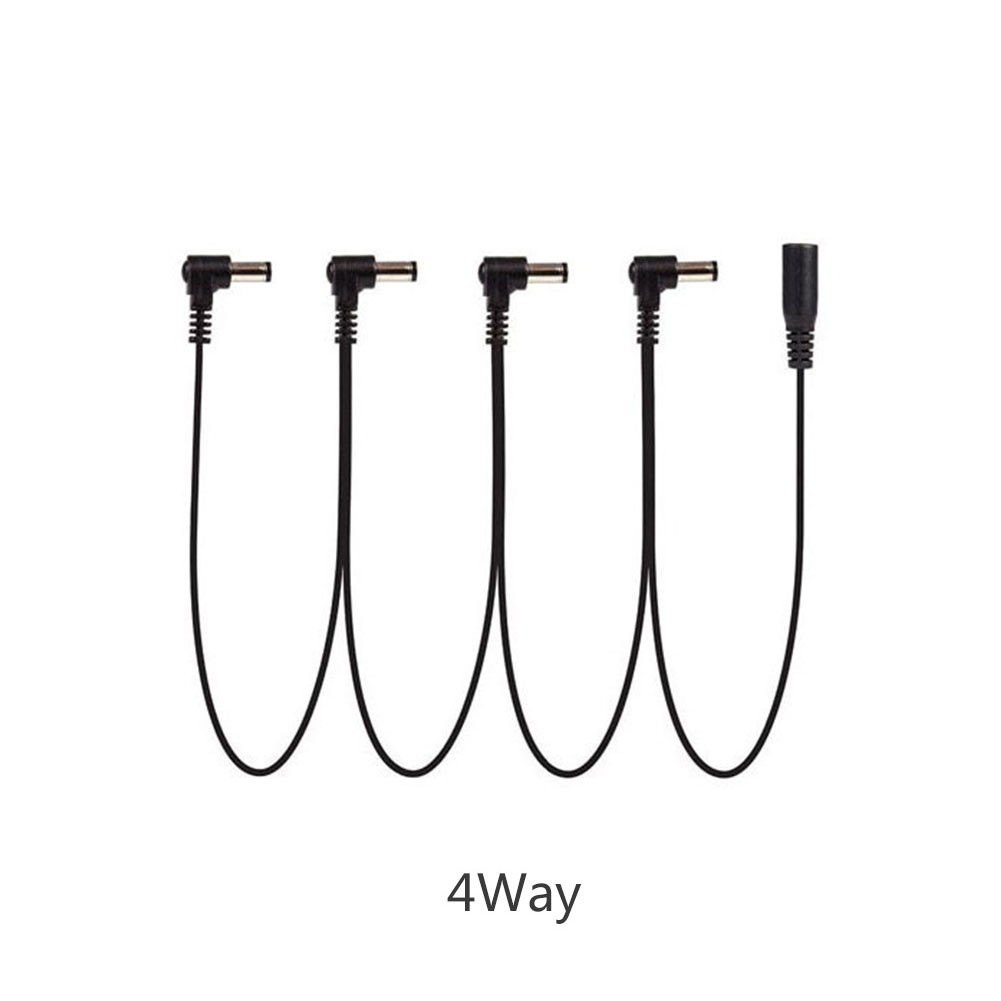 Mais novo útil venda quente portátil confiável margarida corrente cabo margarida divisor de energia fonte 3/4/5/6/8 vias: YELLOW