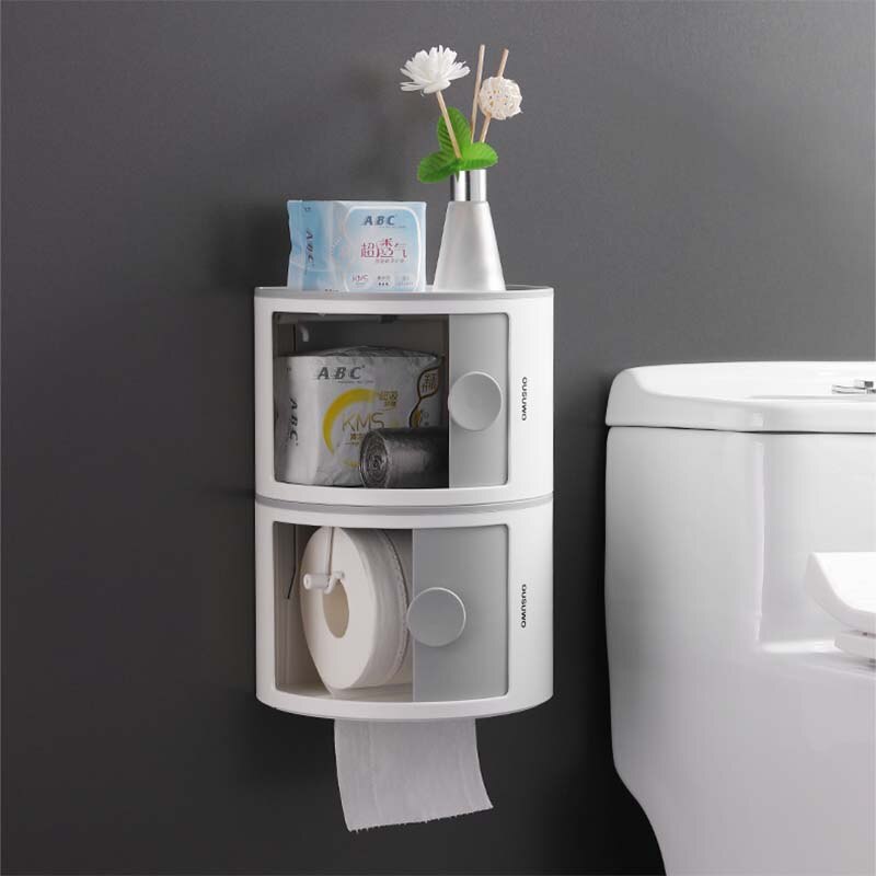 Toiletpapier Rolhouder Papieren Handdoek Houder Wandmontage Papierrol Stand Case Voor Toiletpapier Badkamer Accessoires