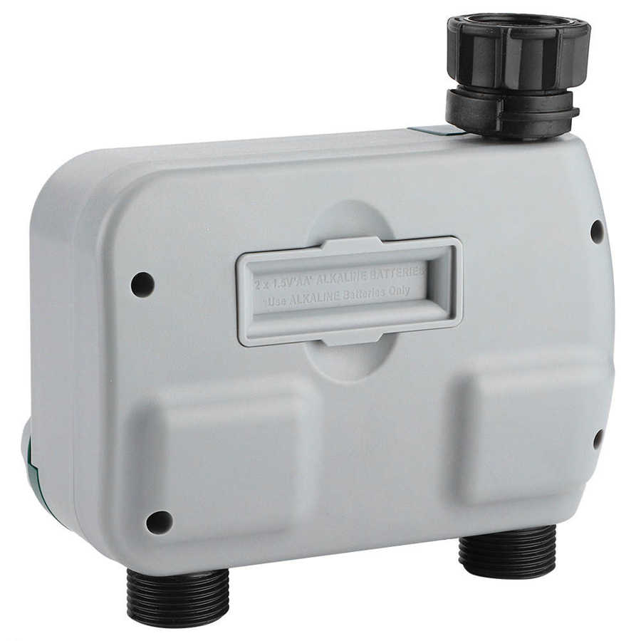 House Cleaning Tools Dual-Outlet Timer Irrigation System Controller Intelligent Large Display Watering Controller Window