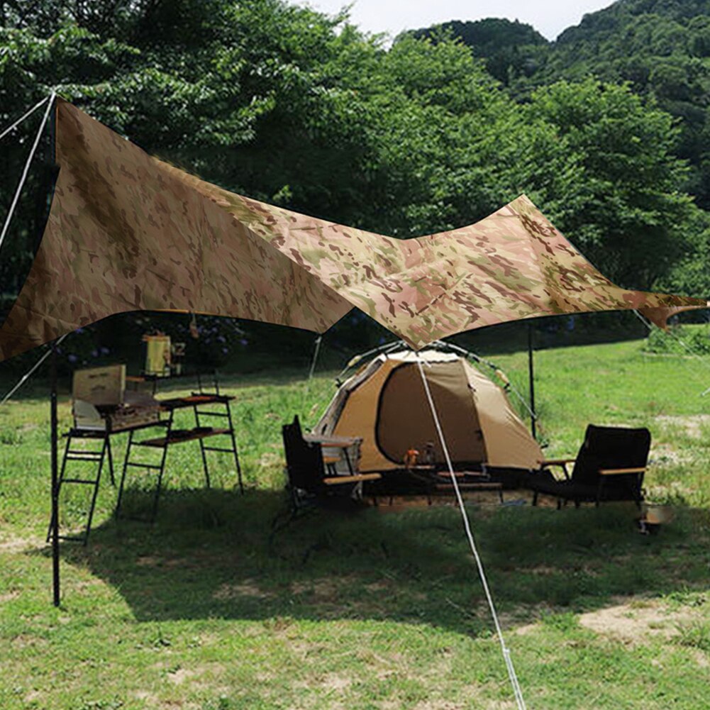 Campingzelt, plane, markise, matten, zubehör für wandern, picknick, strand, wasserdichter sonnenschutz, gartenmarkise, sonnensegel: Default Title