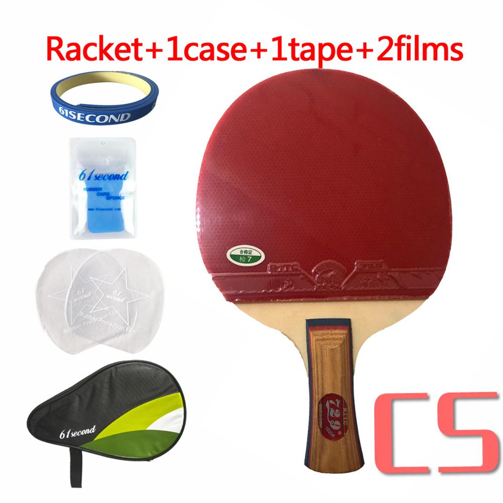 Vänskap 729 1020#  bordtennisracket pingis paddla fladdermus: Cs med hm-fodral