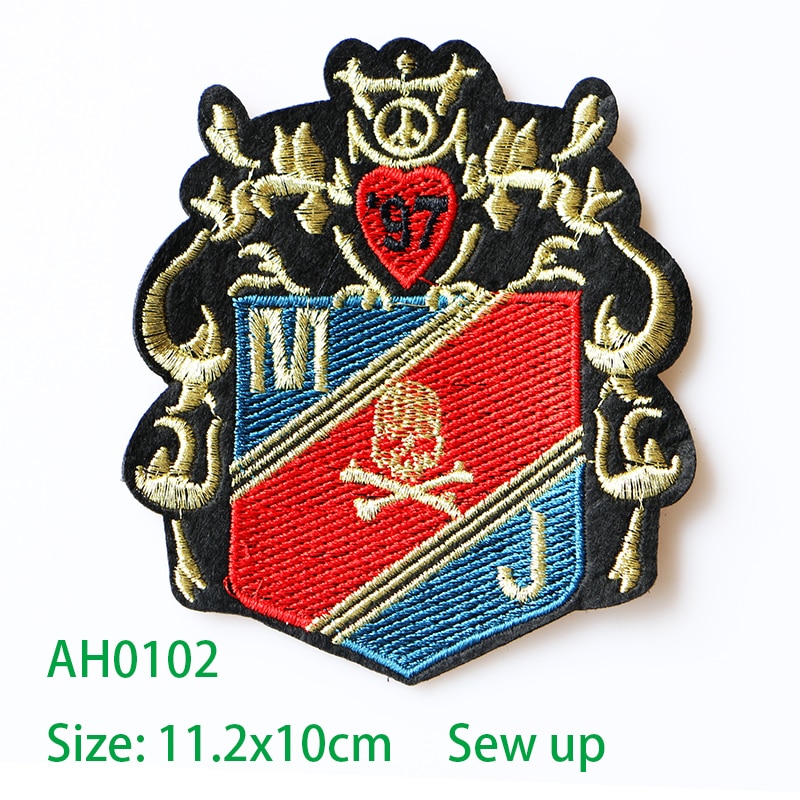 Medaille-icoon van het amerikaanse korps mariniers geborduurd met strijkpatches voor kleding, doe-het-zelf strepen, kledingpatchwork, stickers, aangepaste badges
