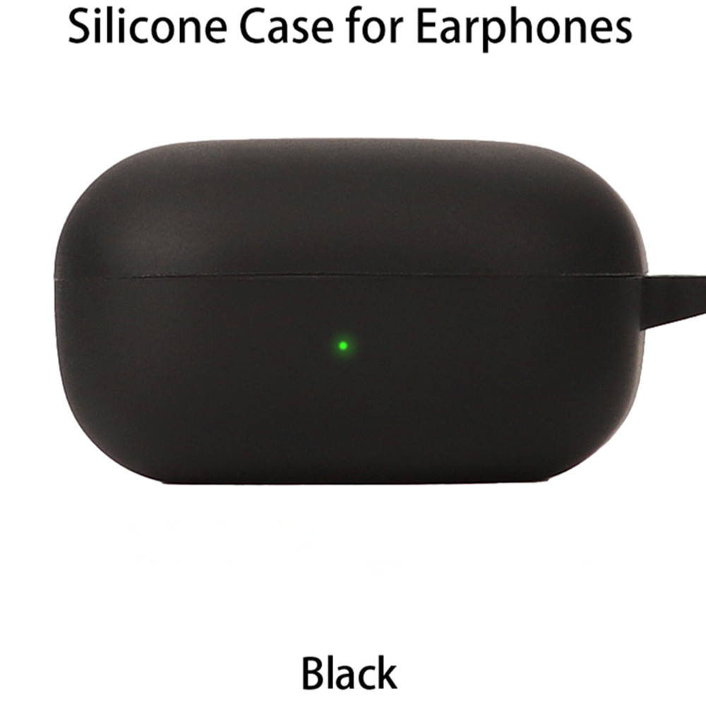 For Galaxy Buds Core/Buds 2 Pro/FE Case Solid Color Earphone Cover Fundas Shell Soft Shockproof Silicone Hearphone Accessories: 3XS / black