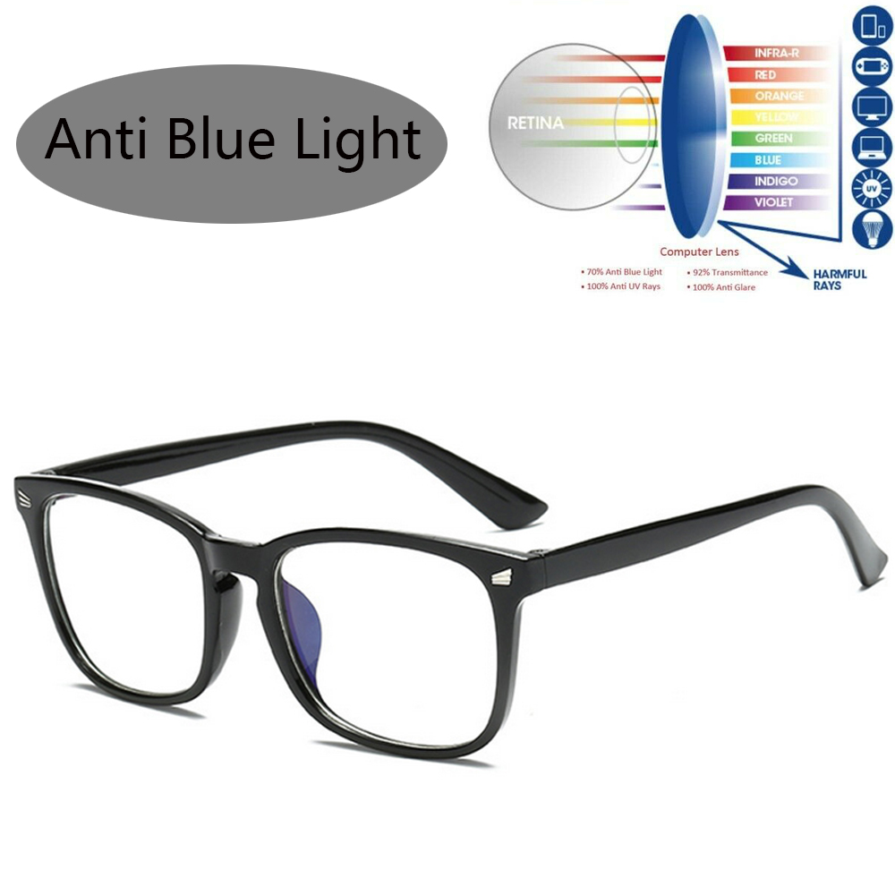 Unisex Anti Blue Rays Computer Glasses Women Blue Light Coating Gaming Glasses Men Unisex Harmful Light Blocking Eyewear Glasses