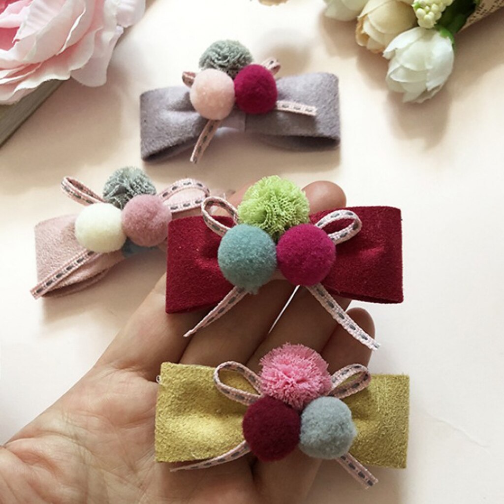 50 små blandede farver pom poms håndværk valentine cardmaking hængende ornament