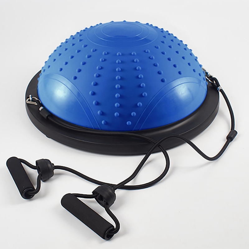 Half Yoga Bal Balance Trainning Ball Met Weerstand Bands Air Dome Balance Ball Voor Body Home Gym Workouts Fitness