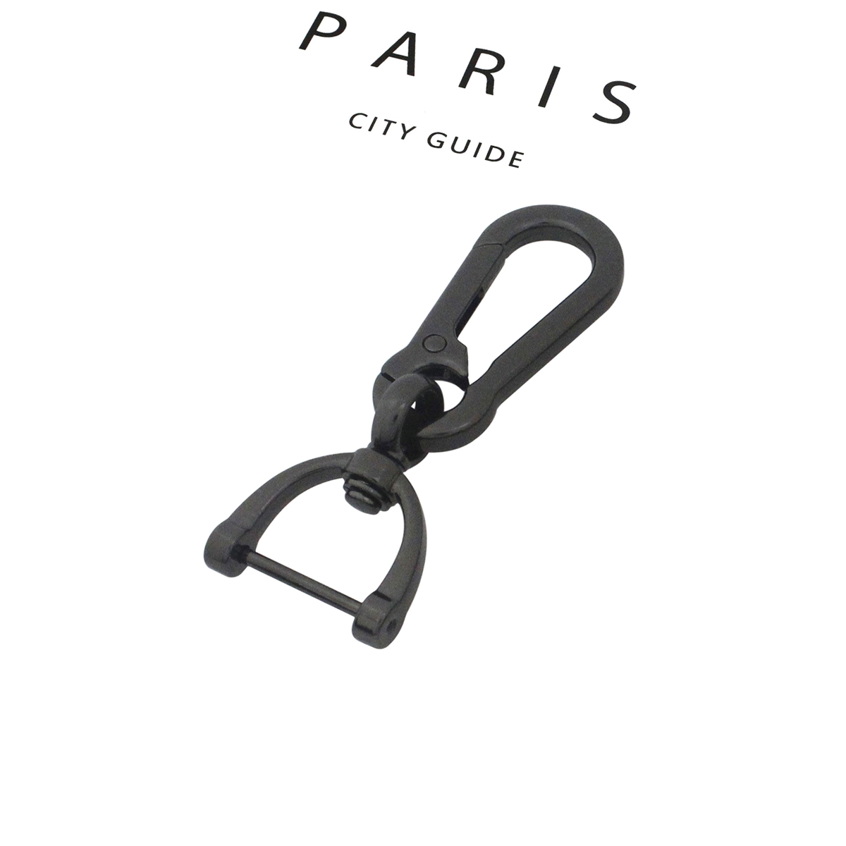 1 stücke Metall Haken Schnalle mit Abnehmbare Offen Schraube D Ring Verschluss für DIY Leder Handwerk Tasche Gurt Gürtel Griff schulter Zubehör: Pistole Schwarz