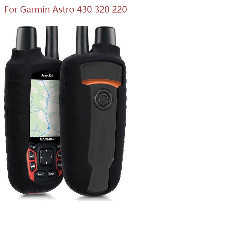 Funda de silicona protectora genérica para Garmin GPS Astro 430 320 220 con Astro 320 Protector de pantalla para 430 320 220