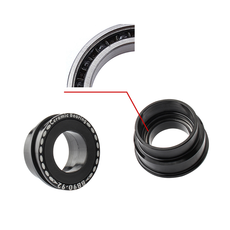 Bicycle ceramic Bearing Bottom Bracket BB90-92mm frame ultra-light anode sealed waterproof bottom bracket