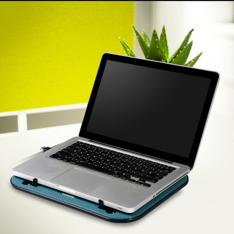 Usb Powered Laptop Cooling Pad 2 Ventilator Laag Geluidsniveau Usb Powered Computer Notbook Cooler Stand