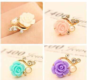 Style Solid Hars Bloem Stof Plug 3.5Mm Koptelefoon Plug Mobiele Telefoon Ear Cap Dust Plug Voor Iphone Samsung stof Plug