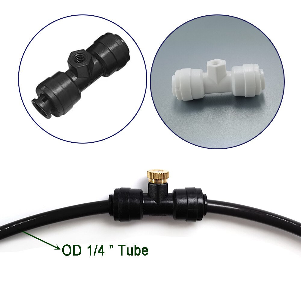 20 Stuks Schroefdraad Messing Verneveling Nozzle 0.1-0.8Mm Orifice Water Mister Onderdelen Fog Nozzle Voor Patio Vernevelaars outdoor Cooling