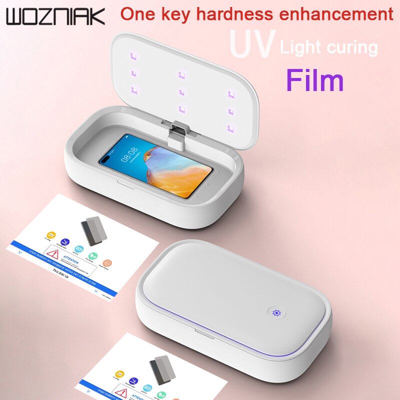 TUOLI HD UV light curing film explosion-proof flexible glass film curved surface full screen optical curing UV film cutter