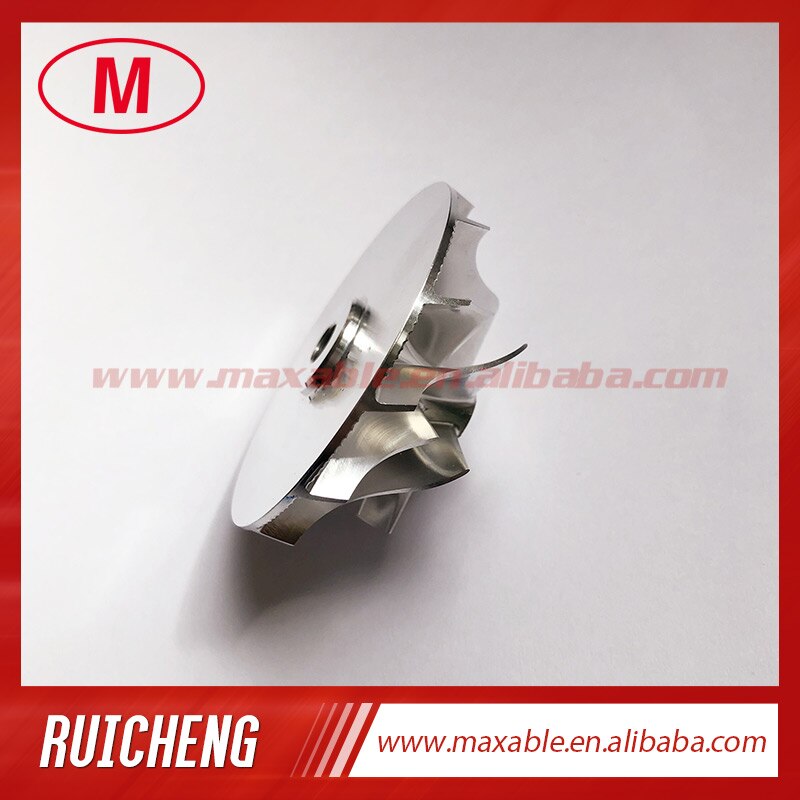 GT35 forward 38.20/55.50mm 6+6 blades turbocharger milling/aluminum 2618/billet compressor wheel