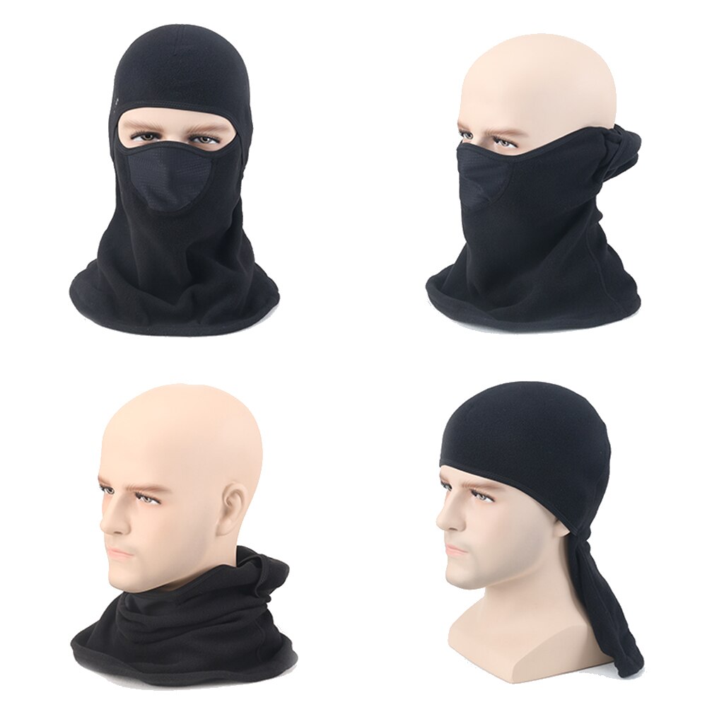 Balaclava Motorcycle Winter Ski Cycling Full Face Mask Hat Face Protection Moisture Absorption Function