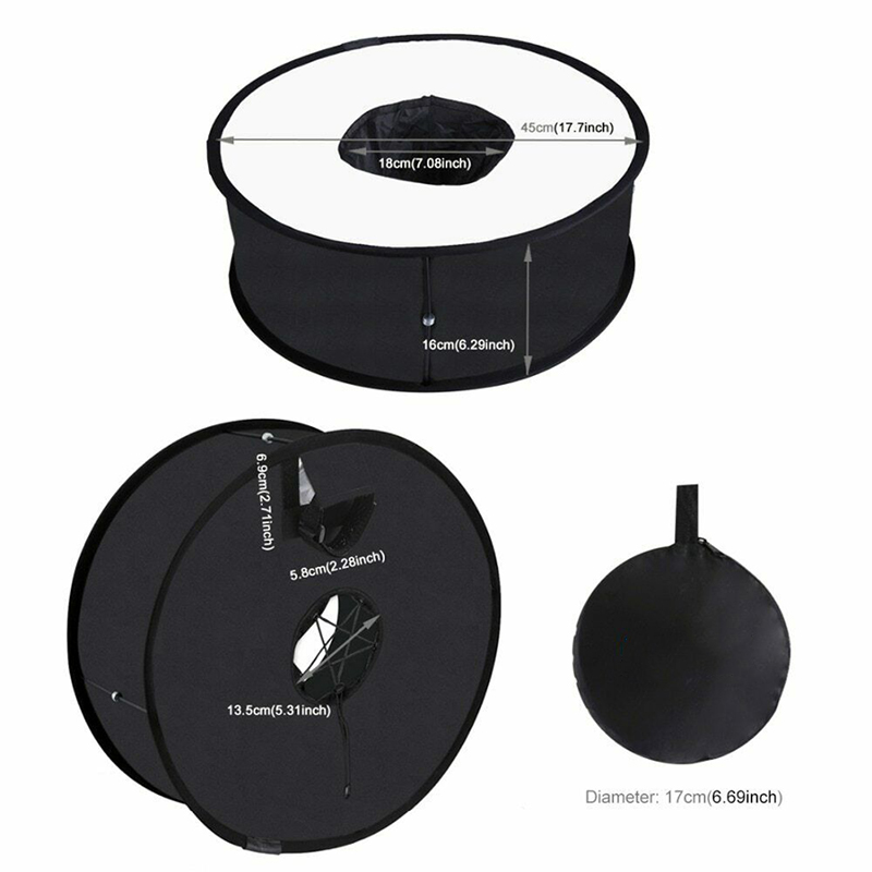Draagbare Camera Ronde Softbox Reflector Opvouwbaar Voor Portret Product Fotografie Pak Voor De Meeste Camera &#39;S Jr Deals