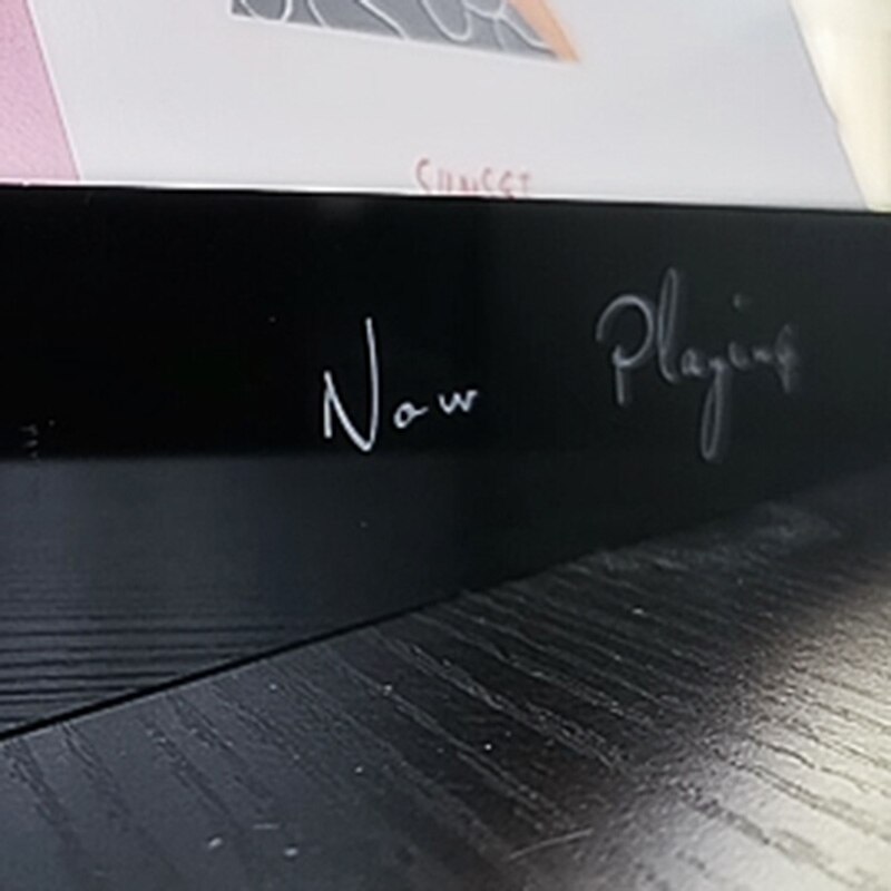 Nu te zien acryl displaystandaard voor lp vinylplaat / luxe verpakking