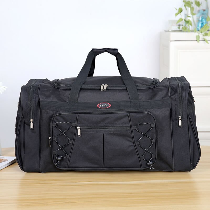 Grote Capaciteit Mannen Reistas Weekend Vrouwen Waterdichte Polyester Hand Bagage Grote Zak Mannelijke Reizen Duffle Zakken Verpakking cubes: E Travel bag