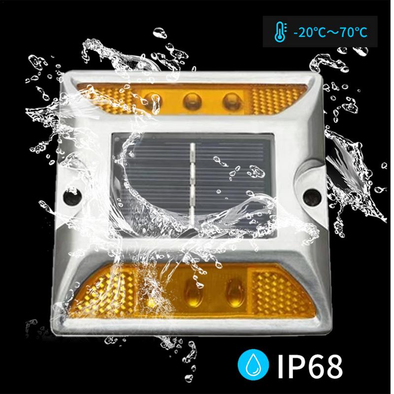 Driveway Reflectors Solar Solar Pathway Lights Outdoor Lasting Outdoor Warning Step Lights Solar Raised Pavement Marker