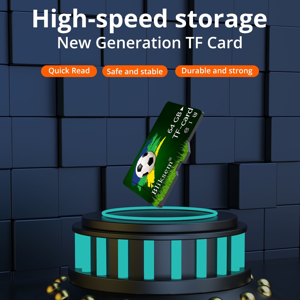 Bliksem Mini TF-Karte 64GB A1 Speicher karte für Überwachungs geräte Handy Computer Hochgeschwindigkeits-TF-Karte 64g U3