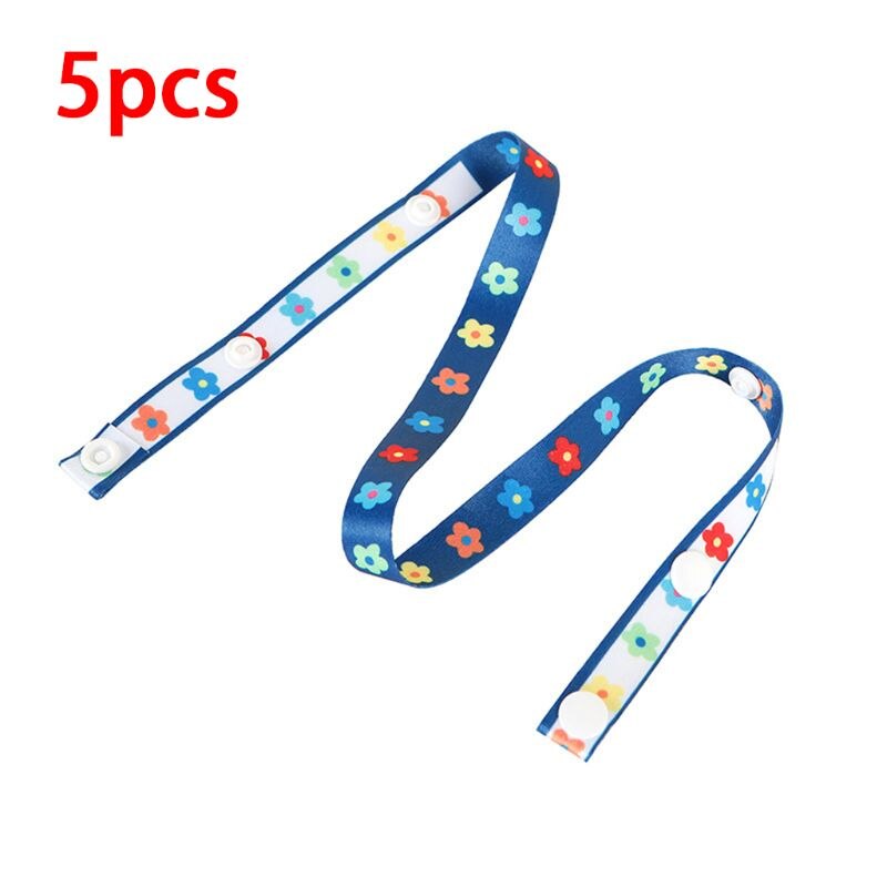 Verstelbare Lengte Gezichtsmasker Lanyard Handige Handige Veiligheid Masker Houder 35EA: Licht Bule