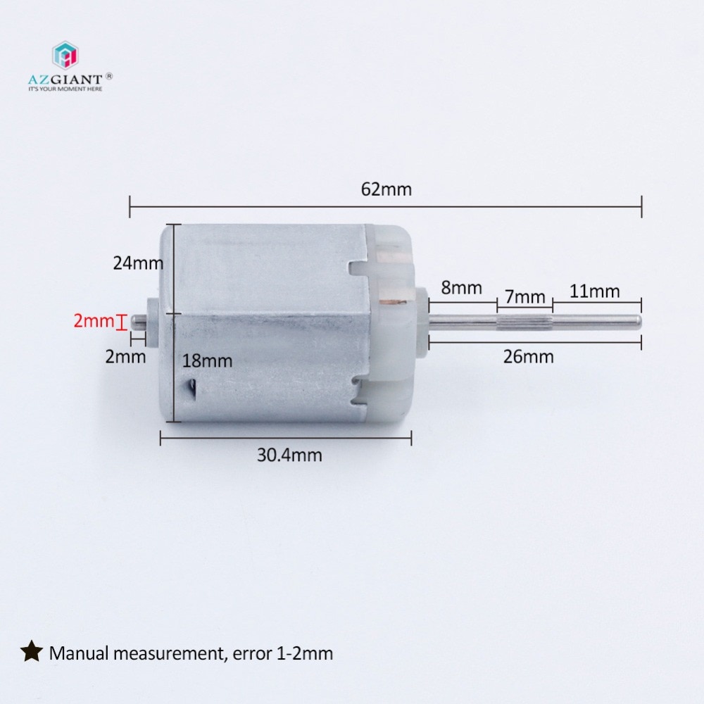 car ribbed shaft Lock Actuator Motor FC 280PC flat , O Spindle, Power door Locking Repair Engine