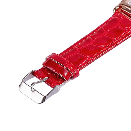 Unisex simple ur mænd kvinder imiteret læder bånd firkantet skive quartz analog casual armbåndsure часы мужские reloj