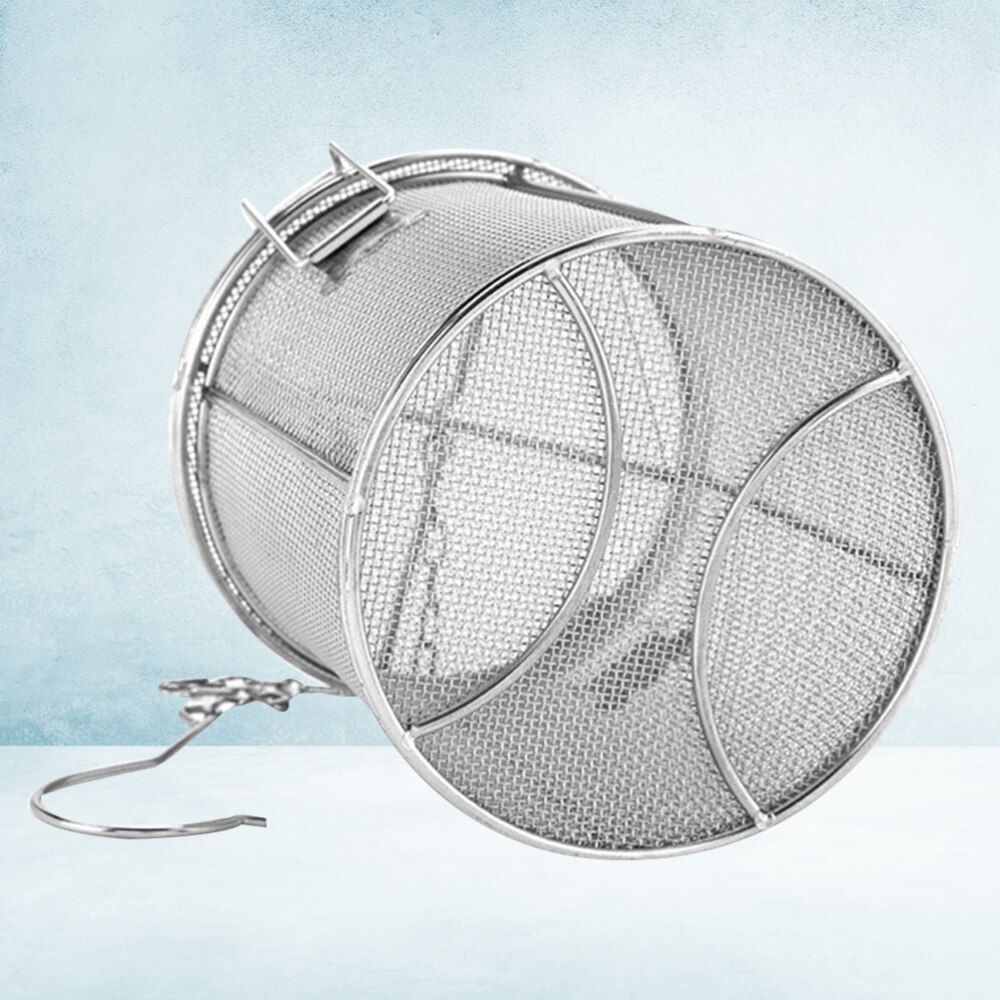 Stainless Steel Spice Infuser Soup Filter Basket Cooking Soup Filtering Tool Silver