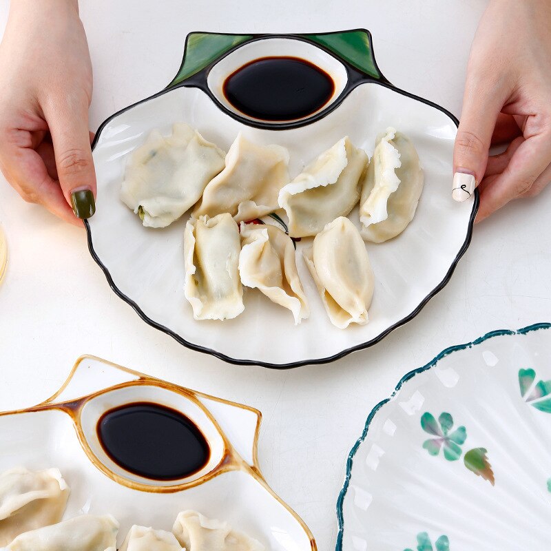 Frugt dumpling tallerkener shell morgenmad service ins sushi tallerken