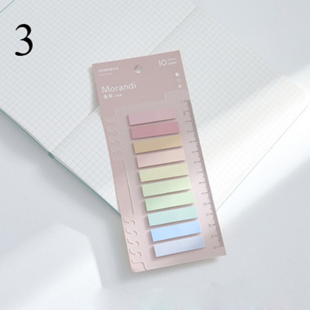 200 Stks/set Huisdier Wateproof Planner Stickers Index Separator Bladwijzer Zelfklevende Briefjes Schoolbenodigdheden: 3