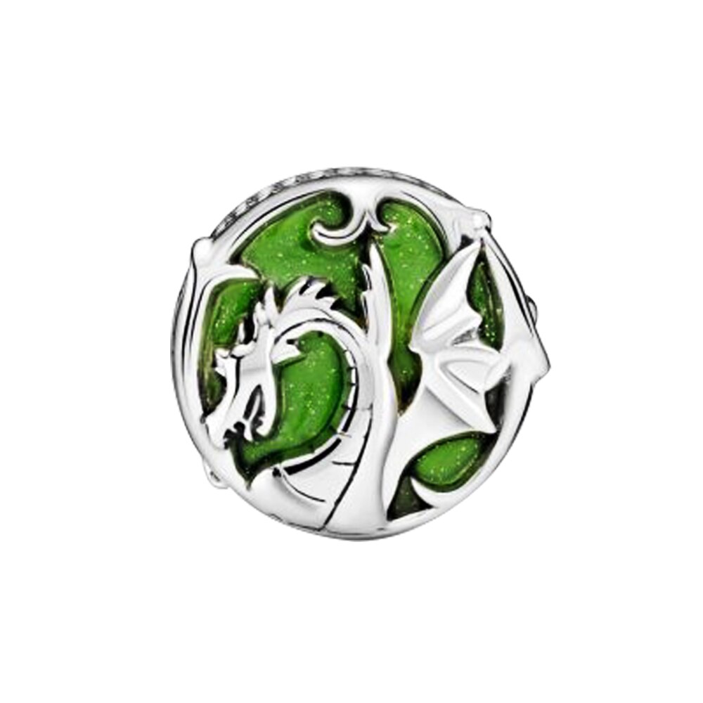 Perles souris en argent Sterling 925, breloques en émail, adaptées aux femmes, bijoux à la , de bricolage, offre spéciale
