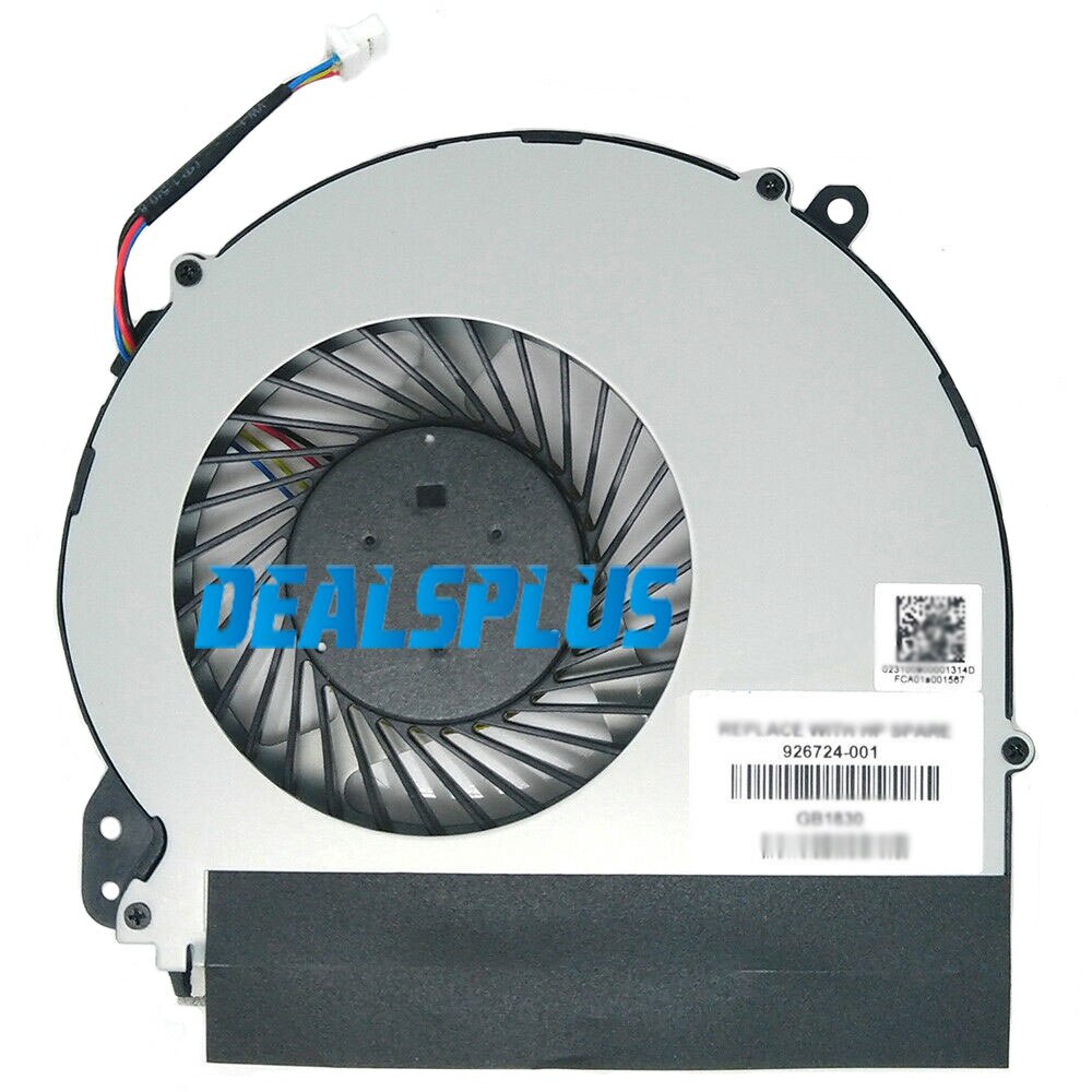 PCS New CPU Cooler Ventilador de Refrigeração Para HP 17-X 1 17-Y 17-BS Série 17-BS022NR 17-BS061ST 17-X051N 17-X116DX TPN-M121 926724-001 4Pin