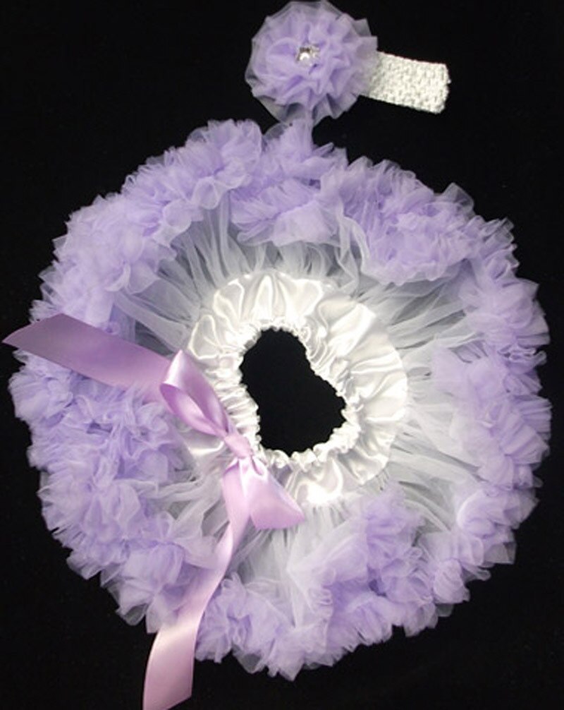 Costume pour bébé, jupe et coiffe de bébé, tutu pour -né, accessoires de photographie, 4 couleurs: white purple