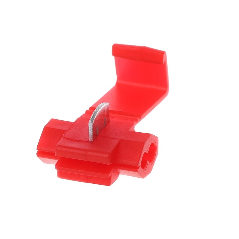 Auto 10pcs 2 Pin T Shape Wire Cable Connectors Terminals Crimp Lock Quick Splice Car Kit Tool 1XCF