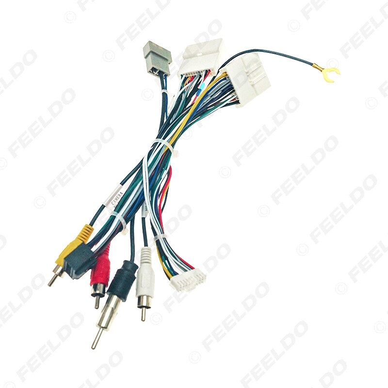 FEELDO Car 16pin Audio Wiring Harness With Canbus – Grandado