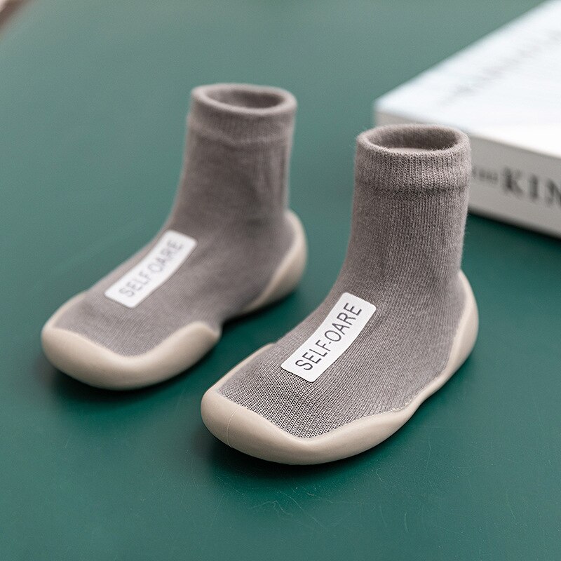 Winter Slippers Kids For Girls Indoor Cotton Slipper Baby Warm Slippers Boys Children Warm Home Shoes Comfortable Soft Boot: Grey / 20 (Insole 12 cm)