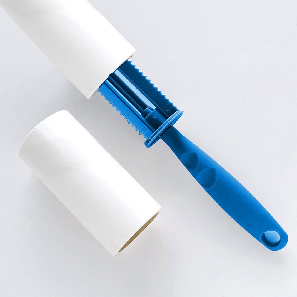 Paper Roll Clothes Hair Remover Sticky Hair Roller Sticky Paper Portable Clothing Dusting Sticker Hair Roller Cleaning Brush