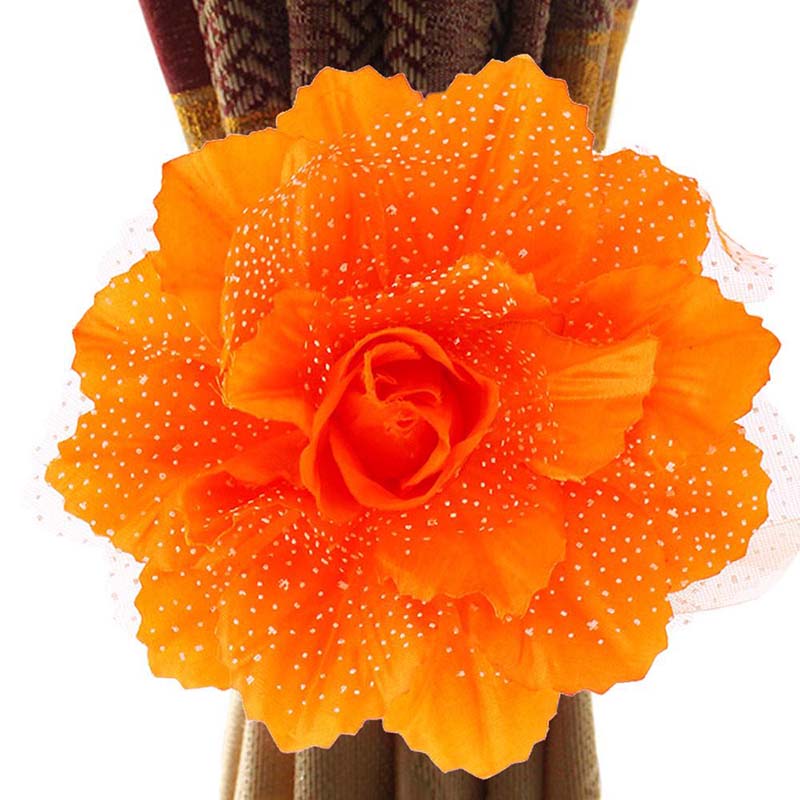 1pc Peony Flower Curtain Strap Curtain Tie Backs Home Decoration