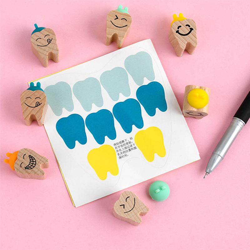 1 Set of Wooden Baby Deciduous Tooth Box Baby Tooth Preservation Case