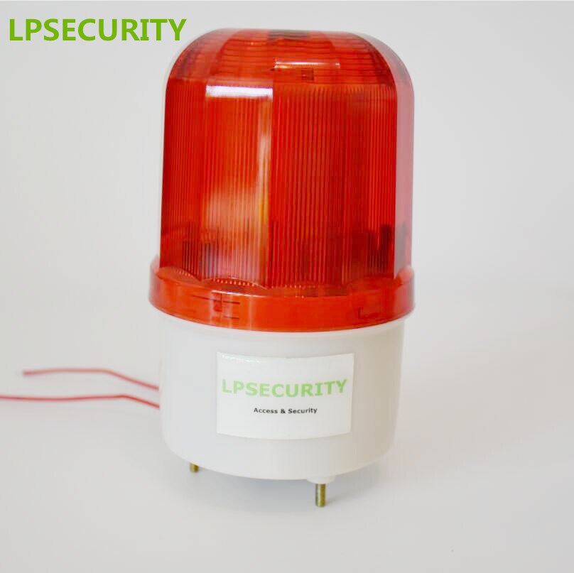 Lpsecurity Outdoor Led Licht Sirene Alarm Lamp Voor Gsm Alarmsysteem Gebruik 90dB (Met Geluid, Beugel Optioneel)