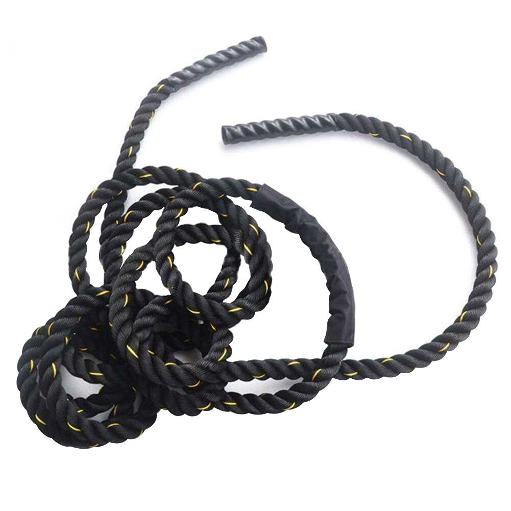 Battle Rope 2.8M Lengte Heavy Skipping Jump Rope 25Mm Diameter Fitnessapparatuur Massage Balans Mat Voor Oefening